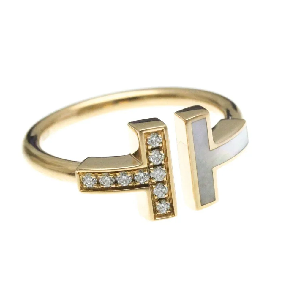 TIFFANY Authentic 18k Gold Diamond Ring - Picture 2 of 10